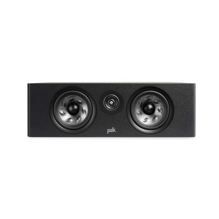 Polk Audio - Polk Reserve Series R400 Large Center Channel Loudspeaker, New 1" Pinnacle Ring Tweeter & Dual 6.5" Turbine Cone Woofers - Black