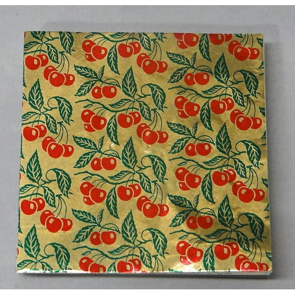 Candy Molds N More 4 x 4 inch Cherry Confectionery Foil Wrappers, 500 Sheets