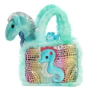 Aurora - Small Multi-Color Fancy Pals - 7" Seahorse - Fashionable Stuffed Animal