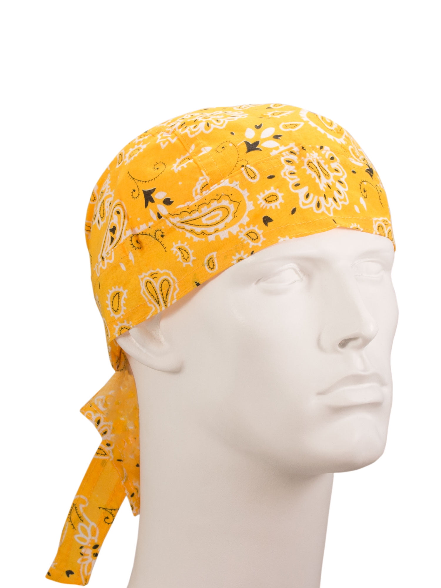Bandana.com - Yellow Paisley Doo Rag - Walmart.com - Walmart.com