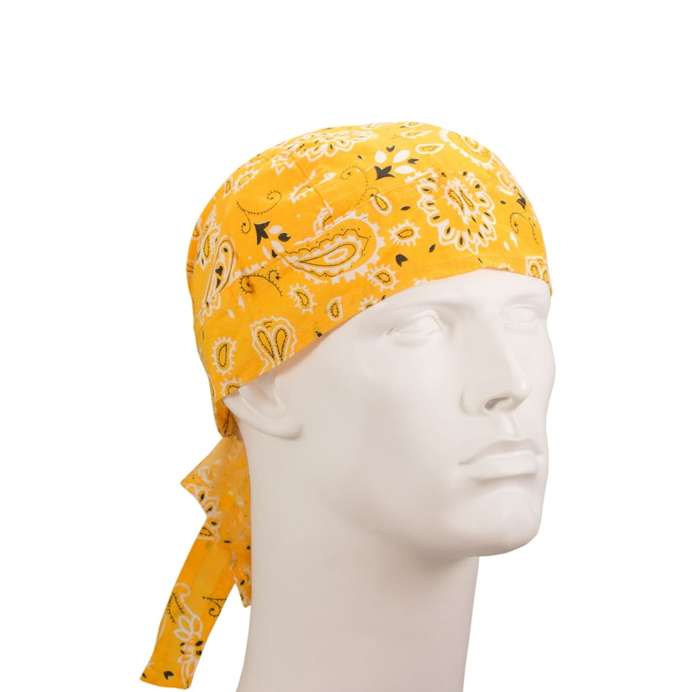 Bandana.com - Yellow Paisley Doo Rag - Walmart.com - Walmart.com