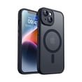 thumbnail image 1 of ccwmincc Magnetic for iPhone 14 Case, Upgraded [Full Camera Protection] [Compatible with Magsafe] [Translucent Matte] Shockproof Protective Phone Case for iPhone 14 6.1" - Black, 1 of 1