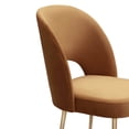thumbnail image 3 of TOV Furniture Swell Cognac Velvet Chair, 3 of 6