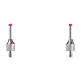 thumbnail image 1 of 2X Puntas de Medición de Sonda CNC M2.5 Punta de Aguja de 2 mm Eje de Porcelana Calibrador de CNC Sonda de Medición Máquinas CMM B, 1 of 4
