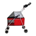 thumbnail image 2 of Coche Transportador Tipo Carreola Para Mascotas Chicas o Medianas Color Rojo Elegate, 2 of 8