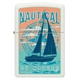 thumbnail image 2 of Zippo Buck Wear Nautical Design White Matte Pocket Lighter, 2 of 8