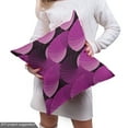 thumbnail image 5 of Ambesonne Abstract Fabric by the Yard Upholstery, Digital Graphic Rosette, 2 Yards, Dark Magenta, 5 of 5