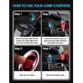 thumbnail image 4 of 7000A Car Jump Starter, 12V Portable Jump Starter Car Battery Booster Jump Box Pack for All Gas & 10.0L Diesel Engines with LED Light, 4 of 11