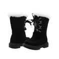 thumbnail image 3 of Bota Invierno Para Niña Caña Alta Peluche Calientita 18-25 negro 16.5, 3 of 10