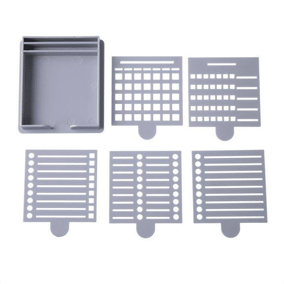 New Arrivals Sticky Note Stencil Template- Holder for Office School D