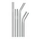 thumbnail image 1 of Annvchi Pajitas reutilizables de acero inoxidable 304, 16 pajitas de metal en un juego, con 2 cepillos de limpieza, respetuosas con el medio ambiente, no tóxicas, lavables, ideales para batidos,, 1 of 1