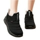thumbnail image 1 of Zapatos para mujer, botas de nieve de color liso para mujer, botas bajas cálidas y zapatos de pelo, zapatillas para correr, botas vaqueras., 1 of 5