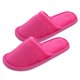 thumbnail image 3 of Zapatilla antideslizante Zapatillas cálidas de algodón Zapatos de piso de felpa Zapatillas de interior de invierno para hombre mujer (Rosy 40-41 Yard 8US, 5.5UK ， 39EU, 9.825Inch), 3 of 5