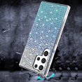 thumbnail image 5 of Compatible with Galaxy S23 Ultra Bling Case Cute Glitter Diamond for Women Girls Rhinestone Sparkle Shiny Crystal Bumper Luxury Protective Cover 3D Handmade Case for Galaxy S23 Ultra Blue, 5 of 13