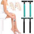 thumbnail image 2 of 4 Piezas De Maquinilla De Afeitar Para Piel Sensible, Maquinilla De Afeitar Verde Para Mujer, Para Pies, Axilas, Vello, Manos, Todo El Cuerpo Zaqw Women Epilator, 2 of 8