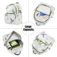 thumbnail image 5 of FORMRS Mini Backpack Purse for Women Travel Daypack Casual Shoulder Bag, Purple Birds, 5 of 7