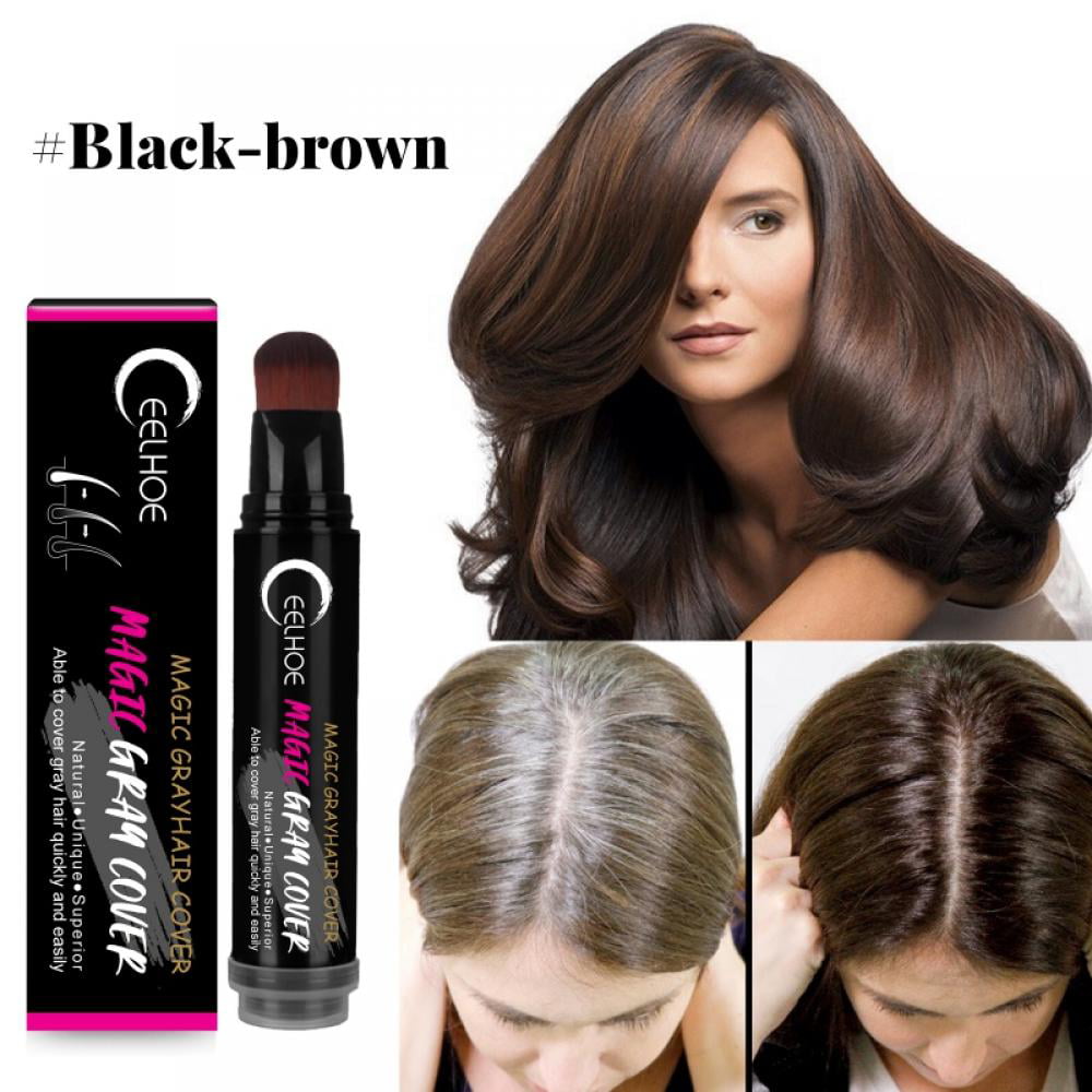 20ml Magic Hair Coloring Cover Hair Chalk Dye Pen Quick Styling Effective  Coverage Temporary Black Root Hairline Pigment Smooth 