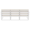 thumbnail image 2 of Mykonos Patio Sofa White with Sunbrella Natural Cushion, 2 of 8