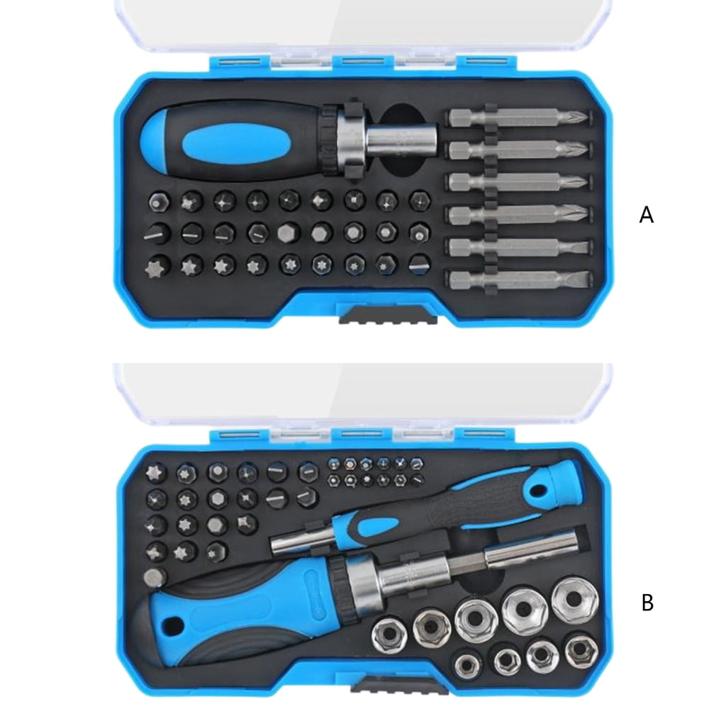 MOMOJIA Multi-function Ratcheting Multitool Screwdriver Set Screwdriver Multi-bit Tool All in One Portable Multi-Purpose Tool