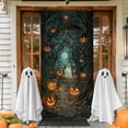thumbnail image 6 of JoyMoreHome Halloween Theme Door Cover, 35.4x71 Inch, Backdrop Background Decor for Halloween Party, Indoor Outdoor Door Cover Decorations, 6 of 6
