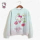 thumbnail image 3 of Sudadera con capucha fina y elegante de HELLO KITTY Harajuku para mujer, estilo coreano, holgada, estilo urbano, con dibujos animados, tallas S a 3XL, 3 of 5