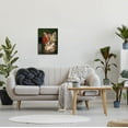 thumbnail image 2 of Stupell Industries Botanical Fox Flowers Painting Black Framed Art Print Wall Art, Design by Carolyn Schmitz, 2 of 7