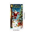 thumbnail image 3 of 35 x 72 Inch Christmas Door Cover - Santa Claus Theme, Durable Polyester, Easy to Install, Festive Party & Holiday Decor, 3 of 6