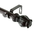 thumbnail image 3 of 1" Dia Adjustable 120"-170" Curtain Rod with Etta Finials - Mahogany,(100-03-996), 3 of 3