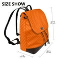 thumbnail image 2 of Fotbe Orange Scales Mochila Bolso con Estampado para Mujer, Mochila Antirrobo de Nylon Impermeable, Bolsa Ligera de Hombro, 2 of 4