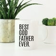thumbnail image 2 of Coffee Ceramics Mug, 11oz Coffee Mug Best God Father Ever Friends Coffee Tea Cup Mug Gift for Birthday Gathering, 2 of 4