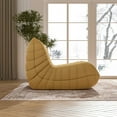 thumbnail image 4 of WHGBJA Bean Bag Chair for Adults, Teddy Material Togo Sofa Lazy Chair for Living Room Bedroom Small Space, Yellow, 4 of 9