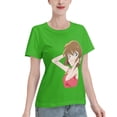 thumbnail image 2 of T-Shirt Basique à Manches Courtes pour Femmes Detective Conan Haihara Ai, 2 of 6