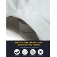 thumbnail image 6 of Men's Water-resistant Outerwear Vests, Stretch Windproof Vest for Cycling, Running, Golf (White XL), 6 of 7