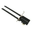 thumbnail image 3 of Tarjeta PCIe WiFi de 6 GHz, 5 GHz, 2,4 GHz, WPA3 BT5.2, adaptador inalámbrico PCIe Plug and Play con antena dual para juegos de escritorio., 3 of 10