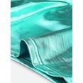 thumbnail image 5 of INSPIRE CHIC Chaleco Con Cuello En U Para Mujer, Sin Mangas, Para Fiesta, Clubwear, Camiseta Corta Metálica Brillante Azul Verde S, 5 of 5