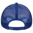 thumbnail image 4 of Men's New Era White/Royal Chicago Cubs Checkered Flag A-Frame Trucker 9FORTY Adjustable Hat, 4 of 6