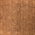 thumbnail image 1 of Ahgly Company Indoor Square Oriental Orange Industrial Area Rugs, 4' Square, 1 of 4