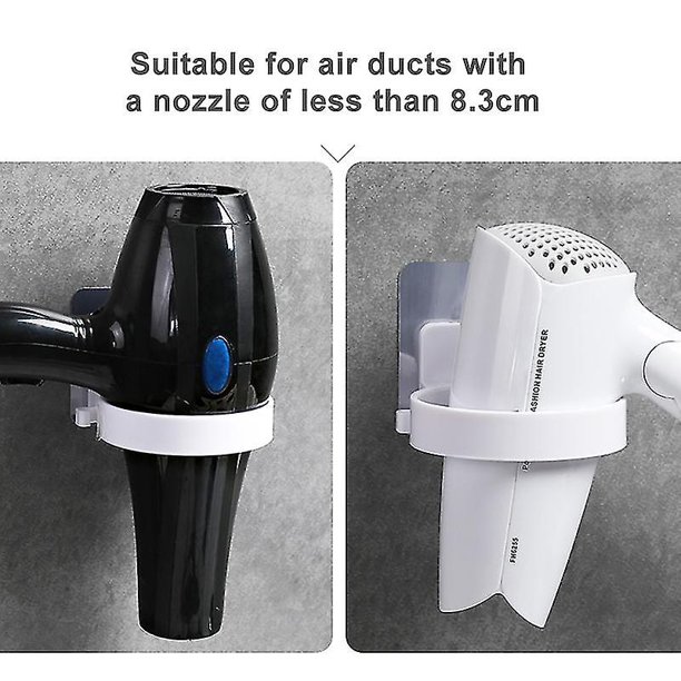 Estante de almacenamiento Abs para baño, soporte para secador de pelo montado en la pared de alta calidad, organizador, secador de pelo, accesorios de baño ShuxiuWang 8390611169794