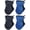 Blue, Dark Grey, variant on 4-Pack Breathable Cooling Neck Gaiter Face Mask with Ear Loops, UV Protection Non-Slip Headwear for Men Women Summer