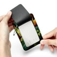 thumbnail image 7 of Luggage Tag, Travel Tags, Handbag Tag - Square PU Leather 2 Pack with Privacy Cover and Stainless Steel Ring - Suitable for Travel, Backpack, Handbag [Amazon Approved] Tropical Leaves, 7 of 7