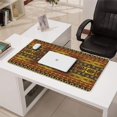 thumbnail image 3 of Long Mouse Pads for Desk,Boho Golden Ethnic Pattern Desk Mats on Top Of Desks, Desk Mouse Pad Extra Large with 3mm Non-Slip Base and Stitched Edge for Gaming,Office,Work,Home 31.5"x15.7", 3 of 6