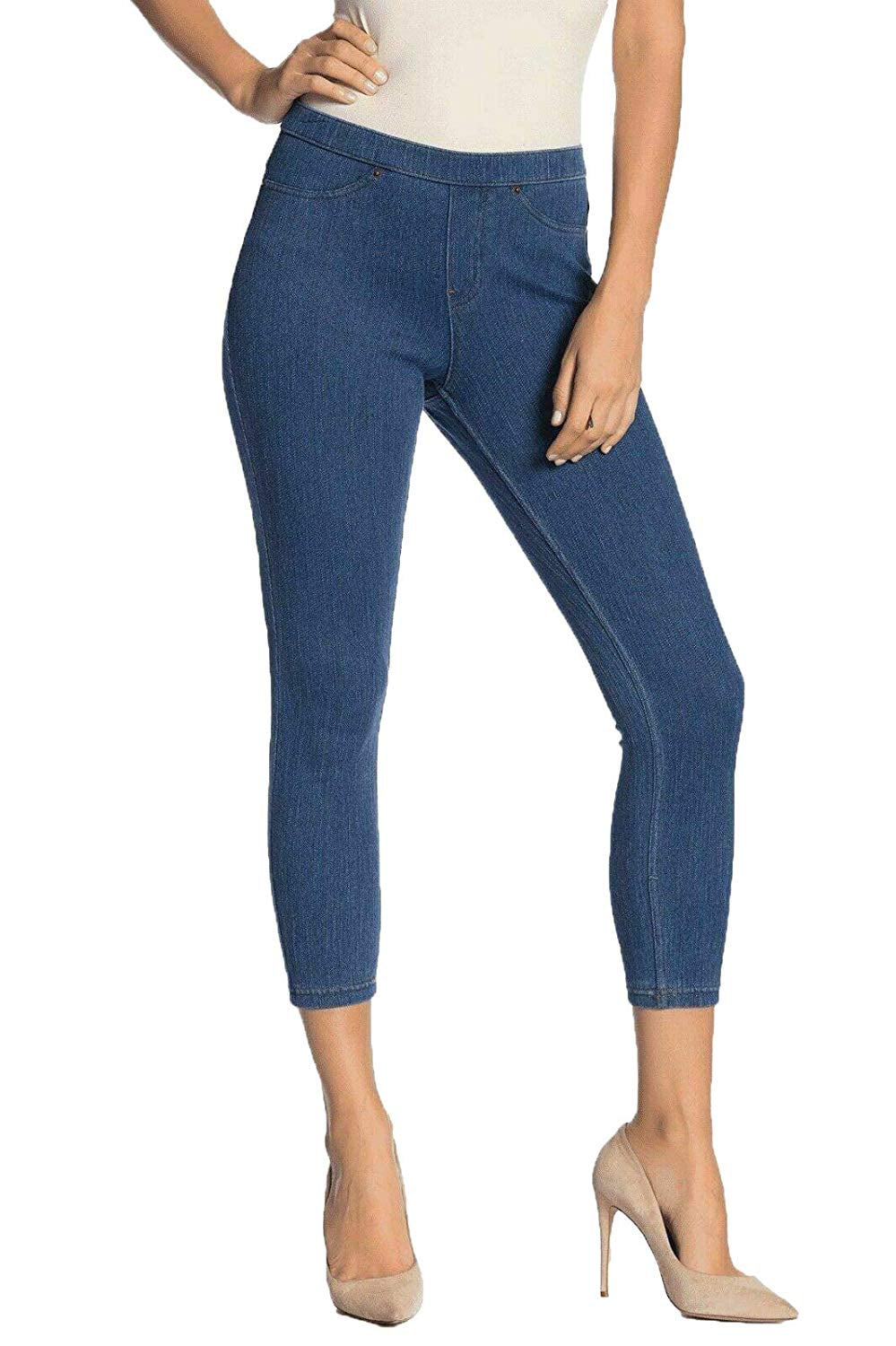HUE Womens Original Jeans Capri Leggings