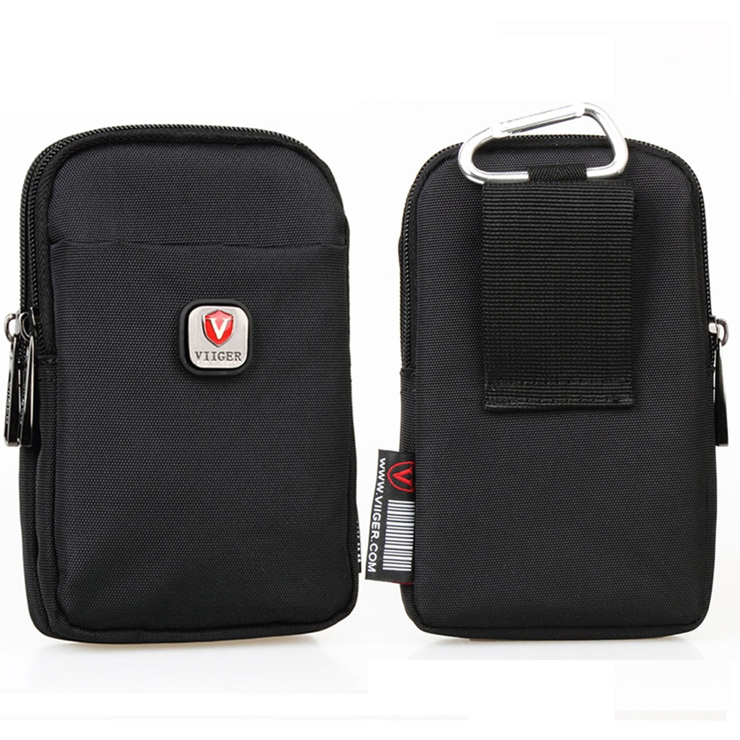 Multipurpose Nylon Vertical Cell Phone Holster Belt Pouches for Men