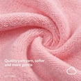 thumbnail image 3 of Naittoop Pink Bow Hand Towels for Bathroom Hand Towels 100% Cotton Absorbent Decorative Jacquard Weave Bath Decor Preppy Bathroom Decor Gift, 13.7 x 29.5 Inch, 3 of 3