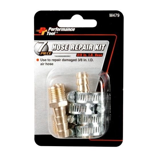 7PC HOSE REPAIR KIT, 3/8' ID