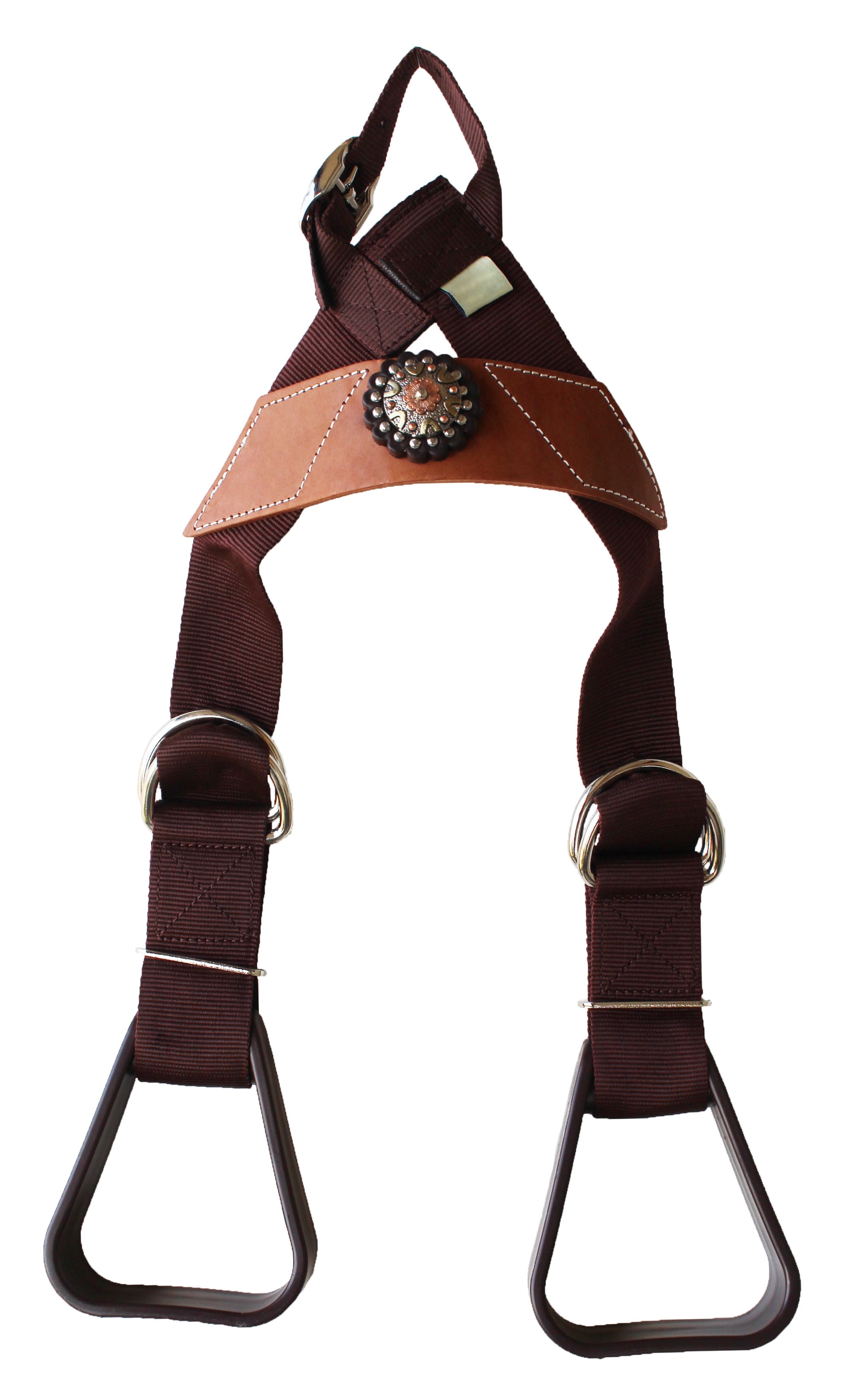 Horse Saddle Western Kids Child Youth Pony Buddy Stirrups w/ Concho