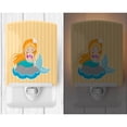 thumbnail image 2 of Beach Mermaid Ginger Hair Ceramic Night Light, 2 of 2