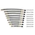 Air Valves Pump Extension Braided Hoses Tyre Stem Extension Tube for