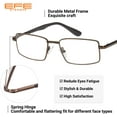 thumbnail image 4 of EFE Reading Glasses 4 Pack Comfort Readers for Men, Anti-Eyestrain Eyeglasses, 4 of 13