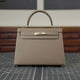 thumbnail image 3 of Bolso Kelly de piel de vaca de alta calidad, bolso bandolera pequeño con estampado de palmeras, para mujer, primavera y verano, novedad de 2025, 3 of 5